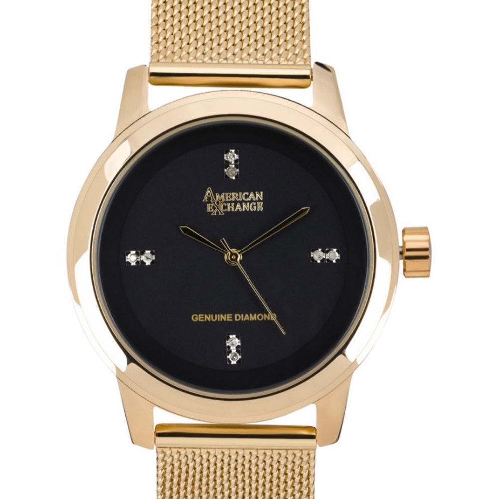 AMERICAN EXCHANGE MEN’S GENUINE DIAMOND COLLECTION WATCH, 44mm - Picture 4 of 12